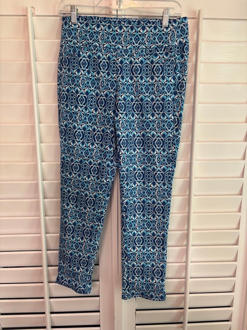 Aryeh Blue Pull On Crops Size Small